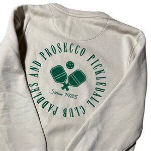 Cream TRDMRK Pickleball Sweatshirt Size Medium